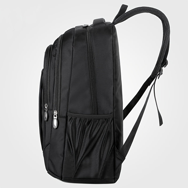Mochila casual de nylon para hombres para desplazamientos diarios, viajes y escuela con compartimento para portátil