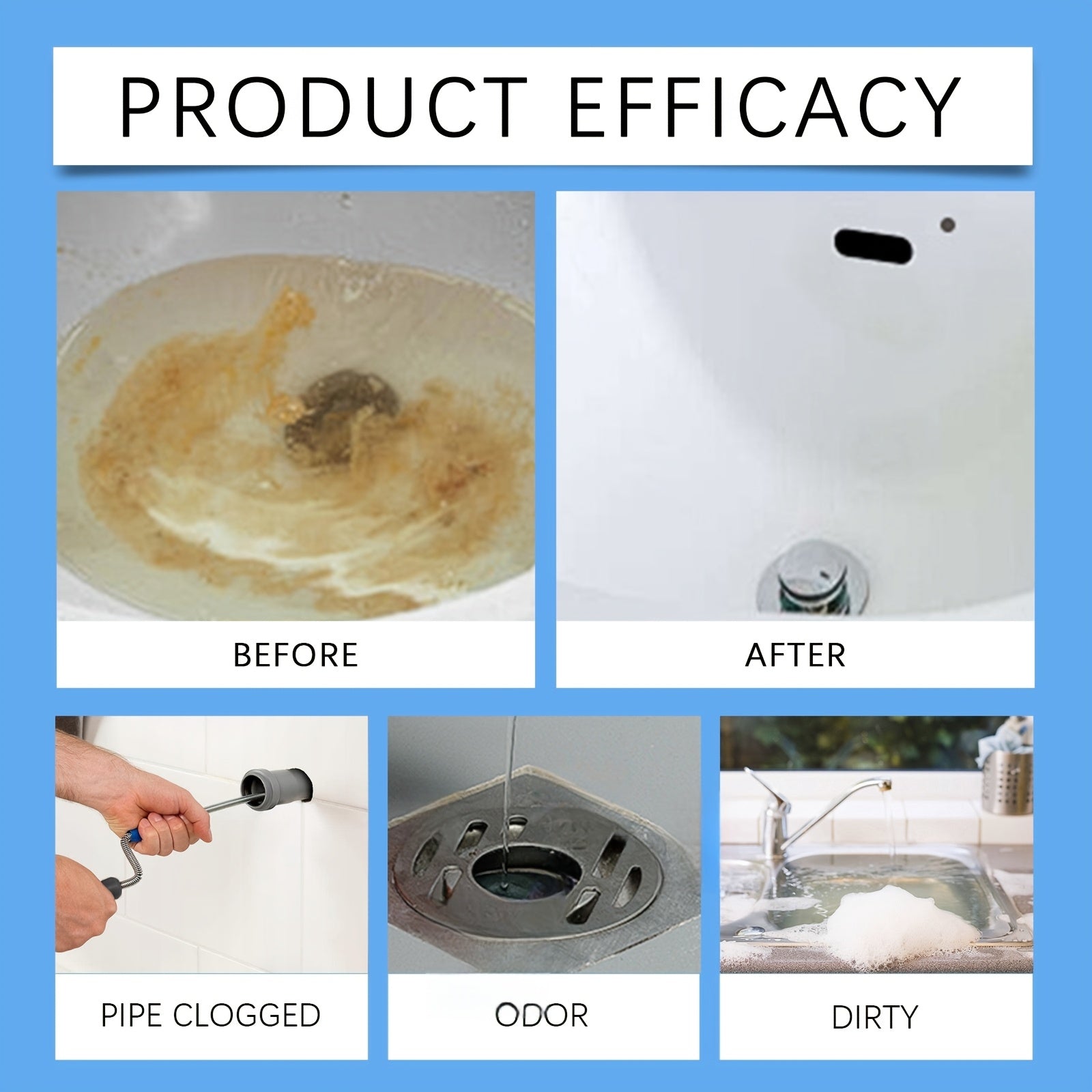 Oshxona quvurlari tozalash tabletkalari, drenaj tizimlaridagi yog' to'siqlarini ochish uchun shovqinli tabletkalar.