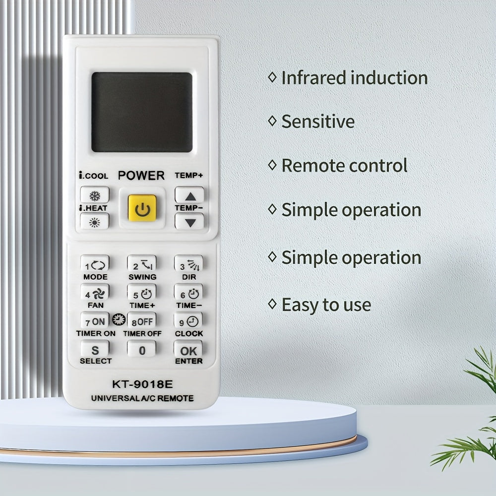 Control remoto universal para aire acondicionado 5000-en-1 sensor infrarrojo de reemplazo compatible con la mayoría de marcas