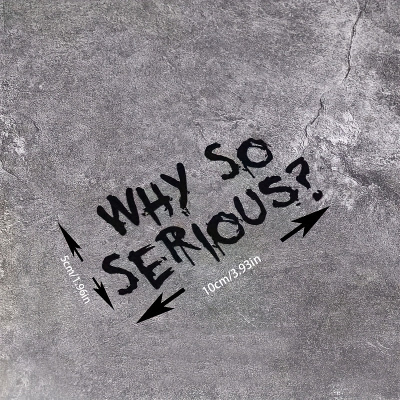 Mototsikl kask uchun stiker, suv o'tkazmaydigan vinil decal, kasklar, avtomobillar, velosipedlar uchun