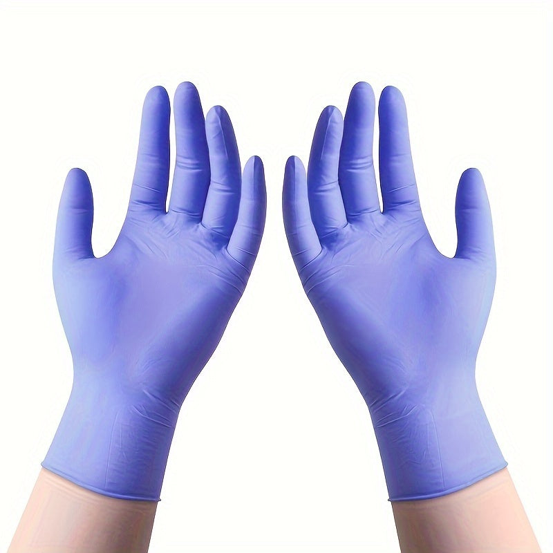200 Pack Disposable Nitrile Gloves 6 Mil Waterproof Tear-Resistant Powder-Free