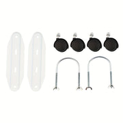 Portable Metal Electric Heater Stand 21cm W x 17cm H with Wheels for Oil Heaters