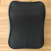 Black Patterned Car Headrest Pillow Ergonomic Memory Foam Cushion