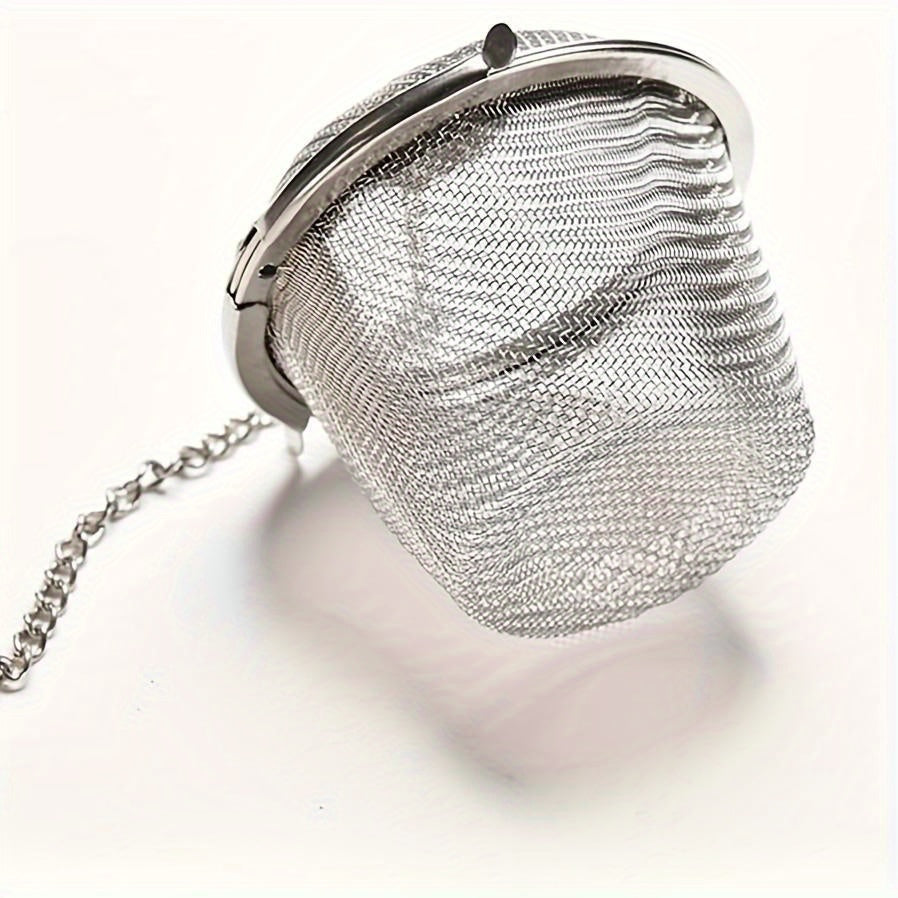 Шарик для заваривания чая из нержавеющей стали для использования на кухне и в ресторане - прочный фильтр для специй для горячих горшков и замачивания чайных листьев - сито для приправ - чайные принадлежности и шарики для приправ