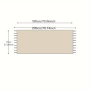 Enlarged Plaid Scarf 200cm x 70cm Warm Unisex Shawl for Autumn Winter