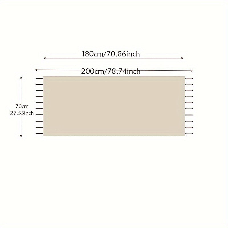 Enlarged Plaid Scarf 200cm x 70cm Warm Unisex Shawl for Autumn Winter