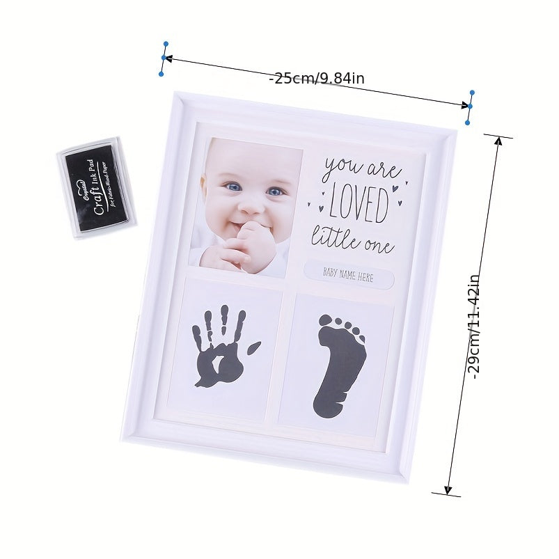 Baby Hand and Footprint Mud Kit for Newborns with Photo Frame Keepsake