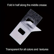 Vertical Blind Repair Tabs Set of 25 Clear Replacement Slats for All Brands