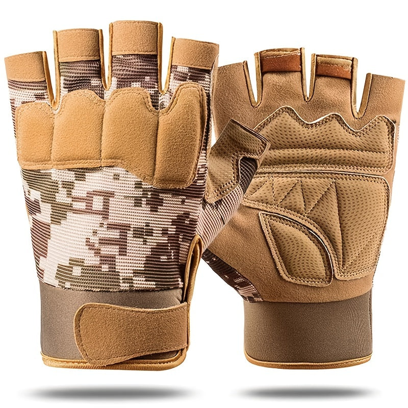 Unisex Half-Finger Sports Gloves for Cycling Fitness Outdoor Activities Fishing