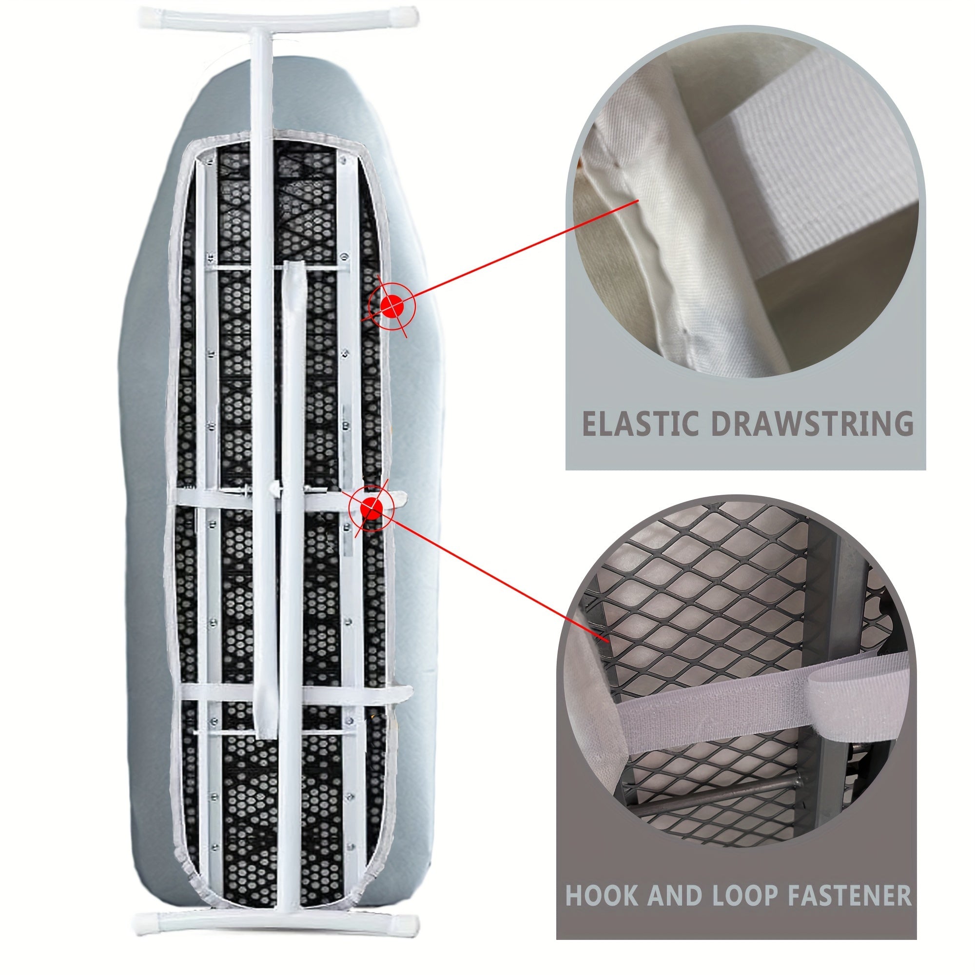 Paxta padini almashtirish qopqog'i, temir uchun, yuqori haroratga chidamli, uy foydalanish uchun temir stol matosi, 1 ta paket