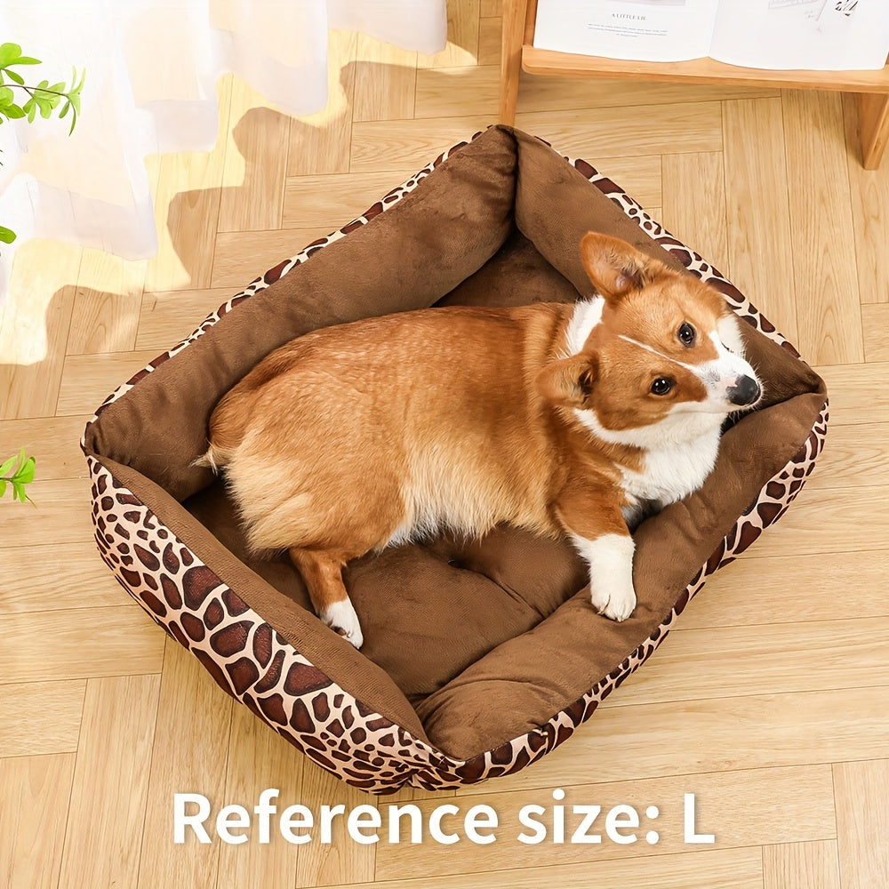 Large and Medium Dog Pet Bed Sofa Soft Cushion for Naps and Rest