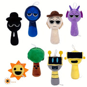 Muñeca de peluche para bebés y niños, material de peluche suave, blanco y negro, regalo para cumpleaños y fiestas