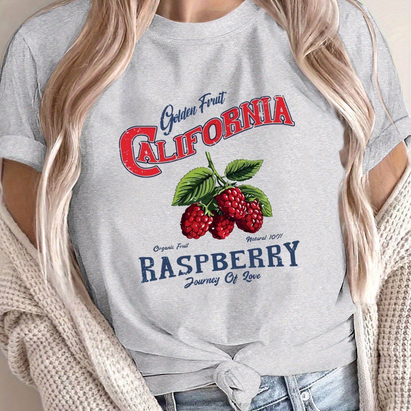 Women's Plus Size Loose Fit T-Shirt Breathable Polyester Graphic Print Short Sleeve Top