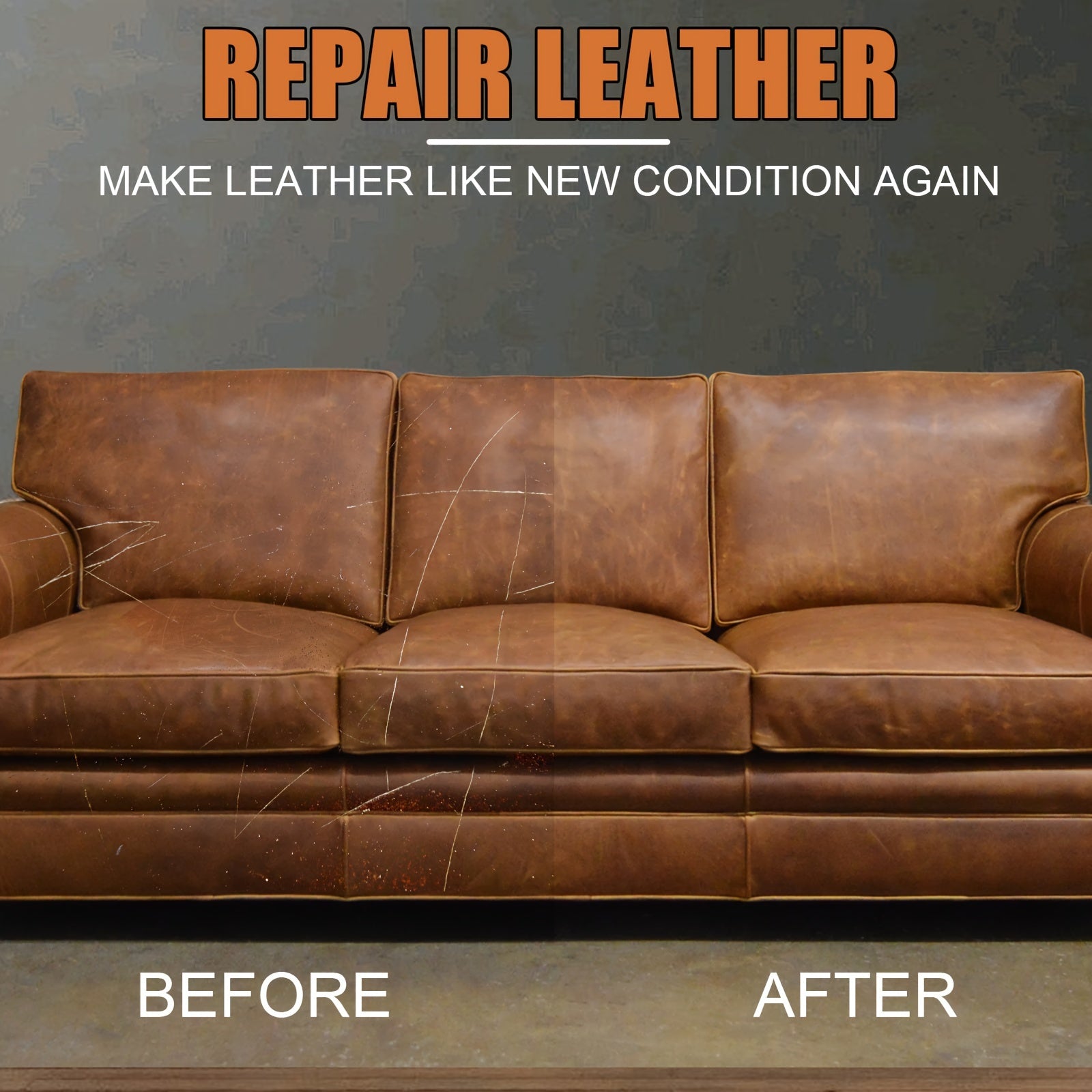 Leather Repair Gel for Sofas and Shoes, Rejuvenating and Scratch Repair