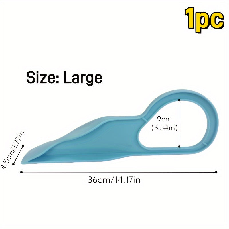 Sheet and Skirt Folding Tool for Back Pain Relief Ergonomic Mattress Lifter Blue