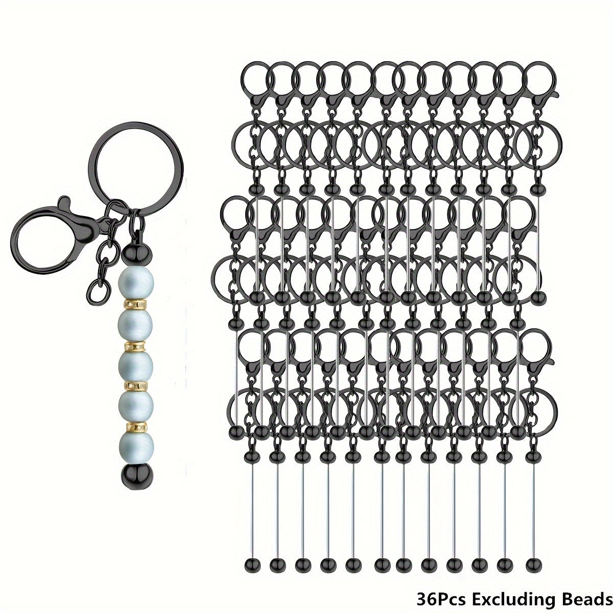 Valentine's Day sovg‘asi erkaklar va ayollar uchun 36 oltin marjonli kalit zanjir pendantslar Rojdestvo mavzusi