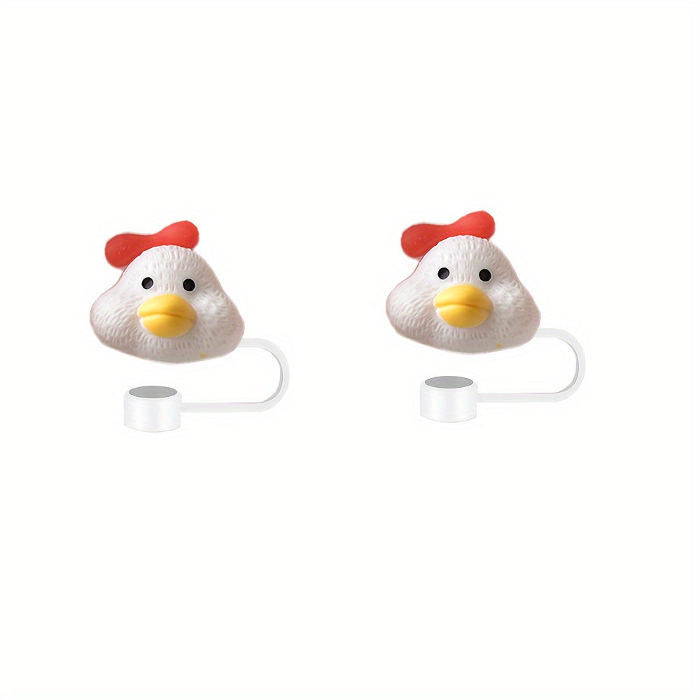 Set of 2 Duck Resin Toppers for 30oz and 40oz Tumblers Durable Glassware Accessories