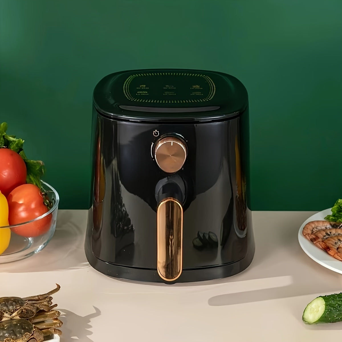4L аэрогриль духовка 700Вт с сенсорным дисплеем 360° нагревание без масла