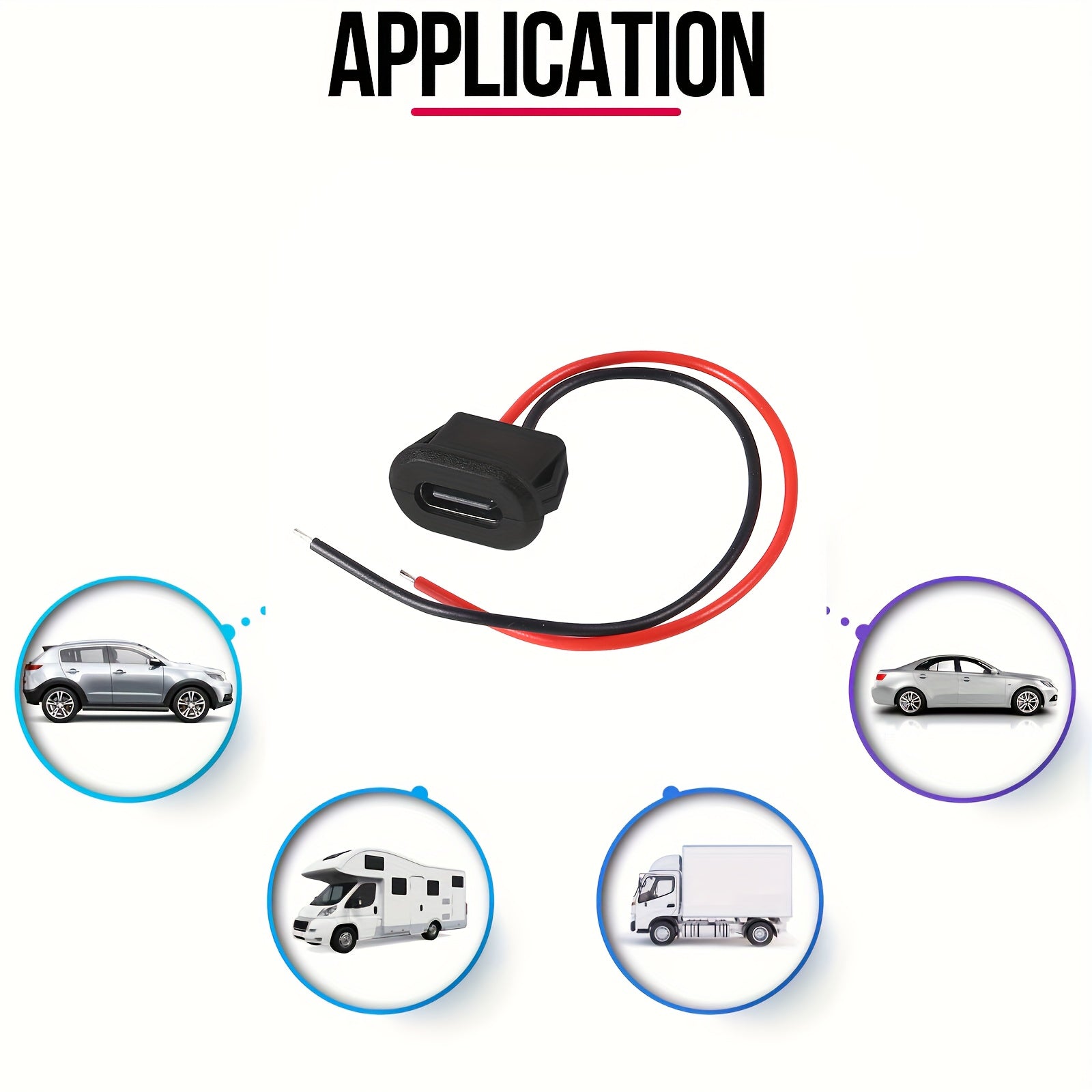 5/10 Pcs Type-C Female USB Connector Female Socket Fast Charging Adapter