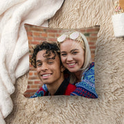 Personalized Pillow Cover 45.72cm Polyester Knit Fabric Custom Photo Text