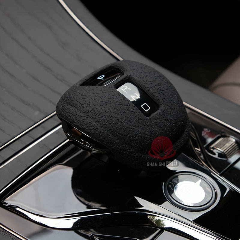 Decorative Silicone Gear Shift Cover for Car Automatic Transmission Handle Set