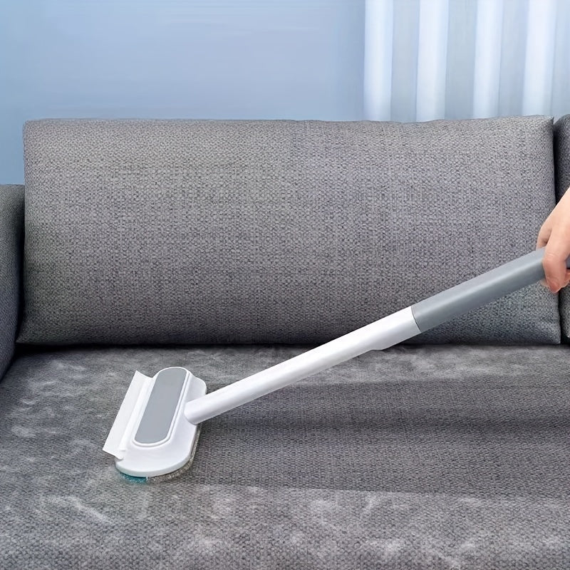 Нейлоновая щетка для удаления шерсти домашних животных с длинной ручкой для ухода за собаками и уборки