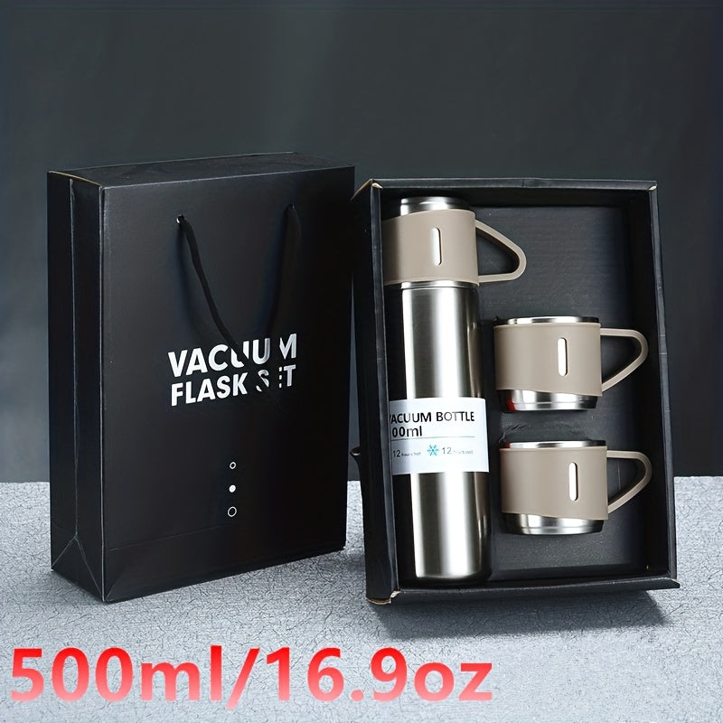500ml Stainless Steel Thermal Mug Vacuum Insulated for Hot Cold Beverages Outdoor Office