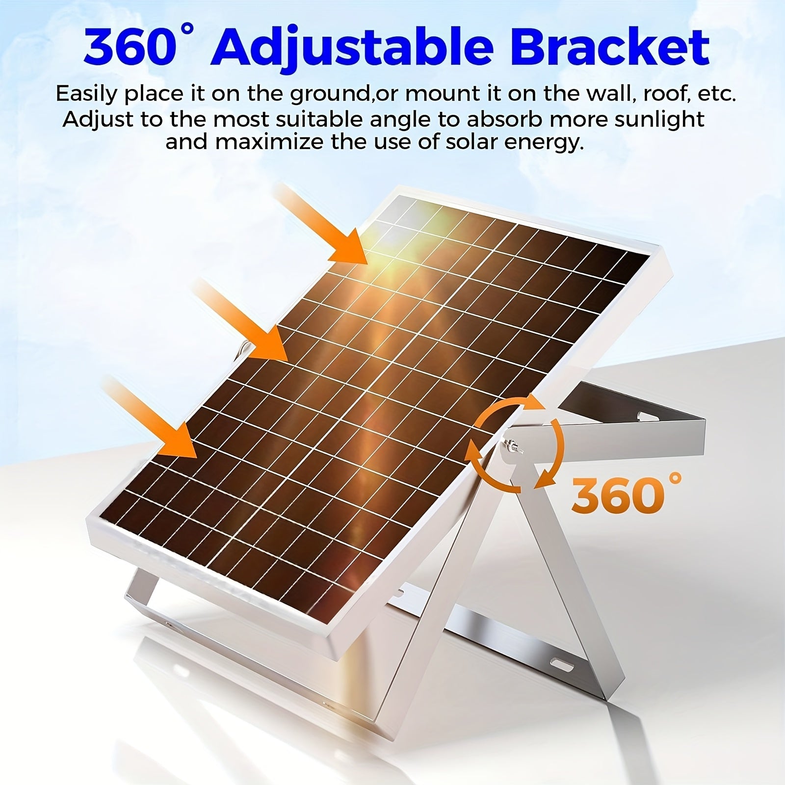 Solar Ventilation Fan 20W Wall-Mount Greenhouse Garage Pet Coop Exhaust