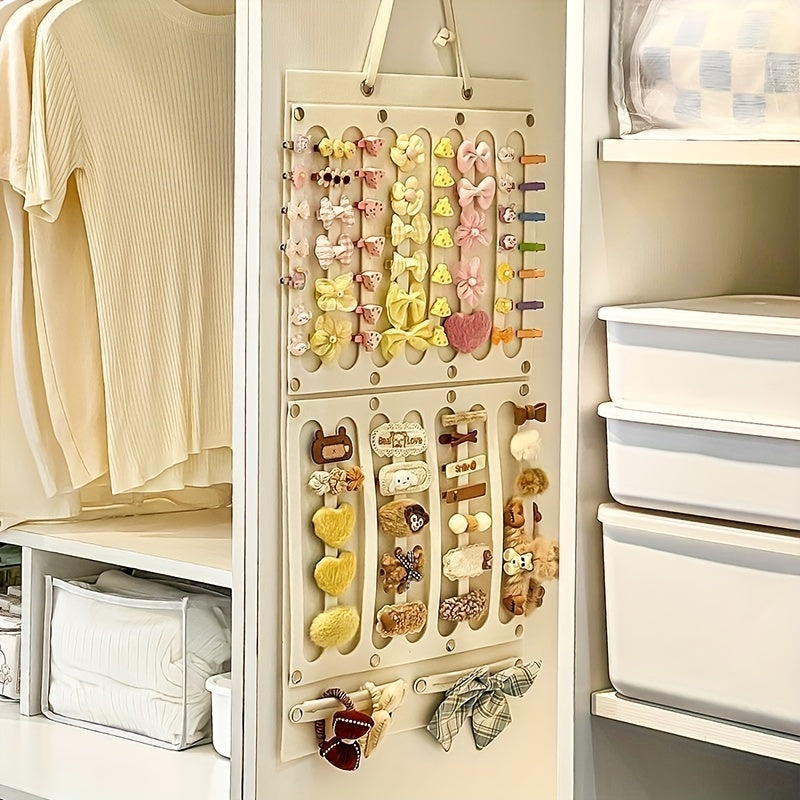 Felt soch aksessuari tashkilotchisi, osib qo‘yiladigan javon, kamarlar, kliplar va boshbandlar uchun