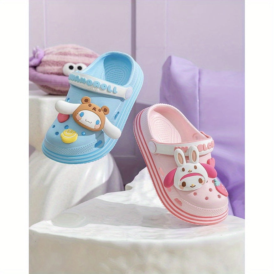 Women's Beach Shoes Slip-Resistant Thick Sole Cute Dog Style