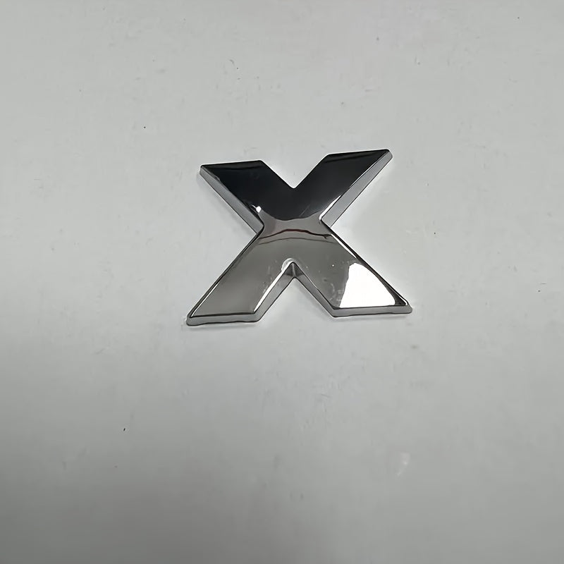 Metall avtomobil logotipi bagaj stikerlari uchun dvigatel quvvati raqami plitasi bezaklari