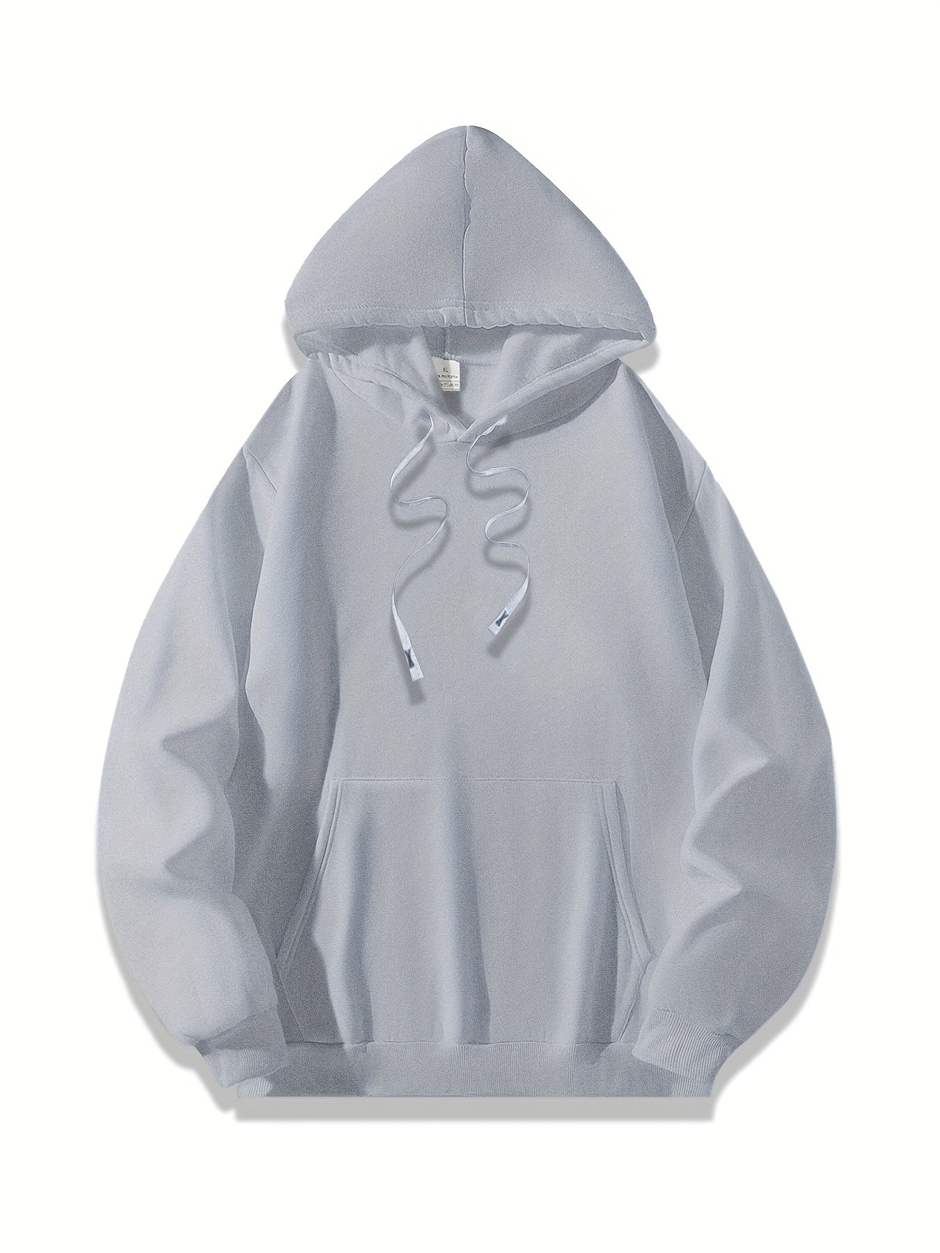 Men's Casual Sportswear Set with Embroidered Alphabet Belt Hooded Sweatshirt and Joggers