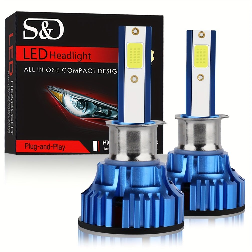 Car LED Headlight Bulbs 60W 20000LM Auto Lamp H1 H3 H4 H7 HB3 HB4