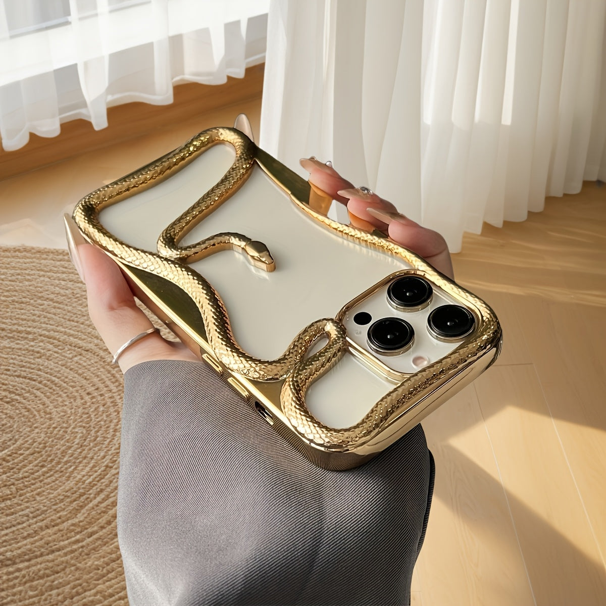 Hollow TPU Phone Case for iPhone 11-16 Pro Max Slim Protective Cover