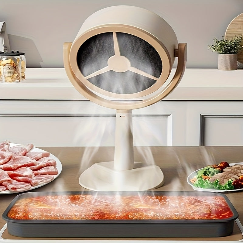 Smoke-Away Purifier Fan with Rechargeable Battery, Strong Suction, Quiet Operation