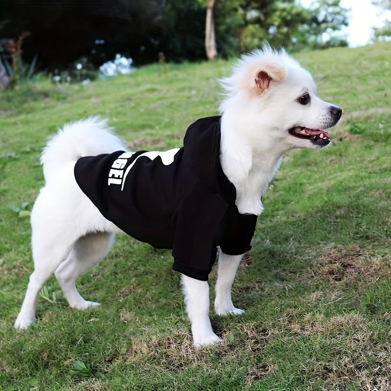 Dog Hoodie Pullover for Medium and Large Dogs All-Season Polyester Fashionable Pet Sweater
