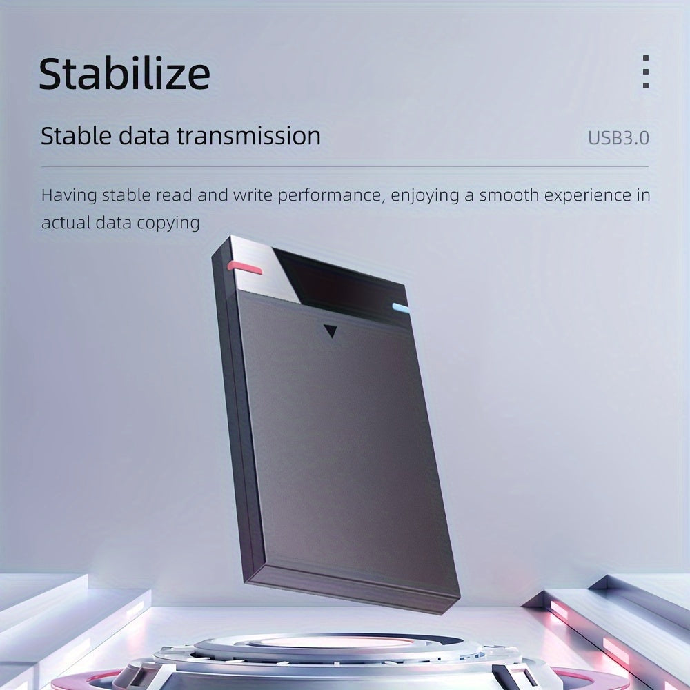 250GB Portable External Hard Drive USB 3.0 NTFS Lightweight Compact