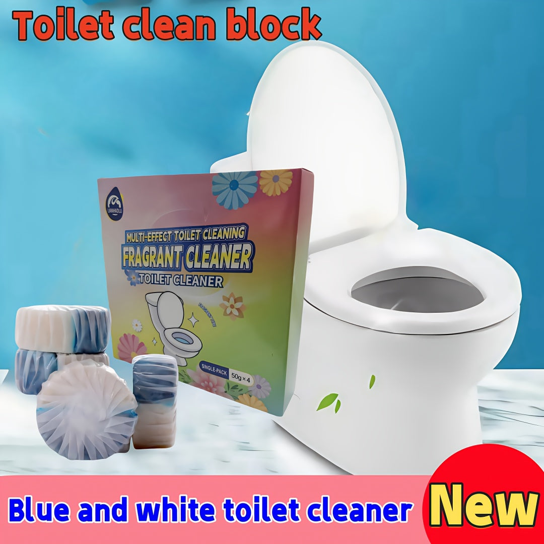 Blue and White Bubble Gel Toilet Cleaner Set 1-10L Concentrated Sodium Bicarbonate