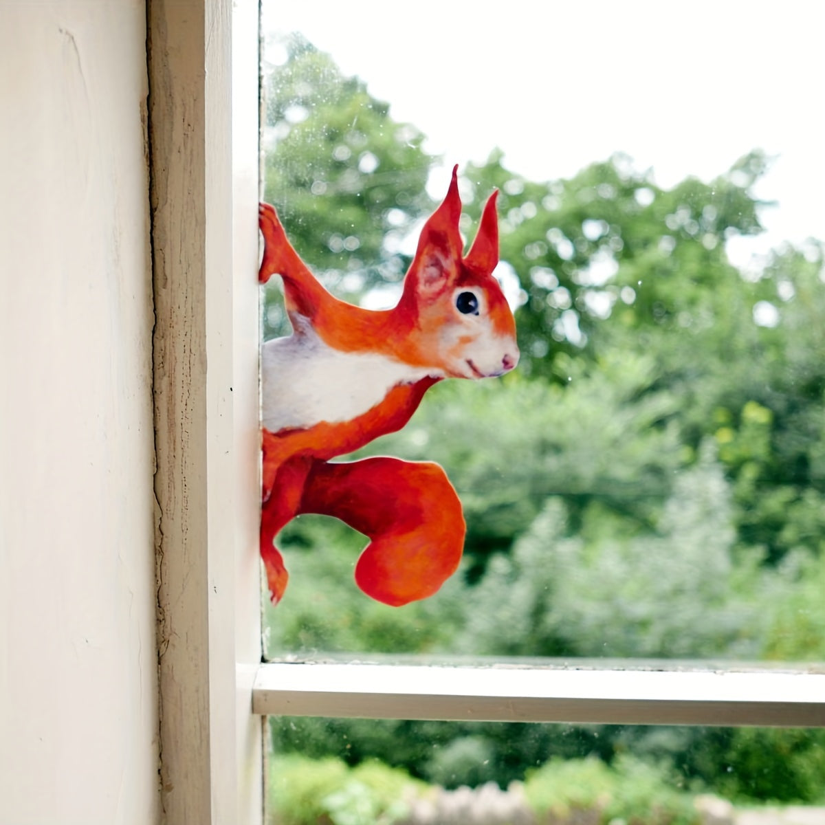 "Sichqoncha naqshidagi deraza stiker - deraza bezatish, avtomobil derazasi bezatish va uy bezatish uchun mukammal - yashash xonasi uy bezatish uchun ideal suv o'tkazmaydigan PVC stiker"