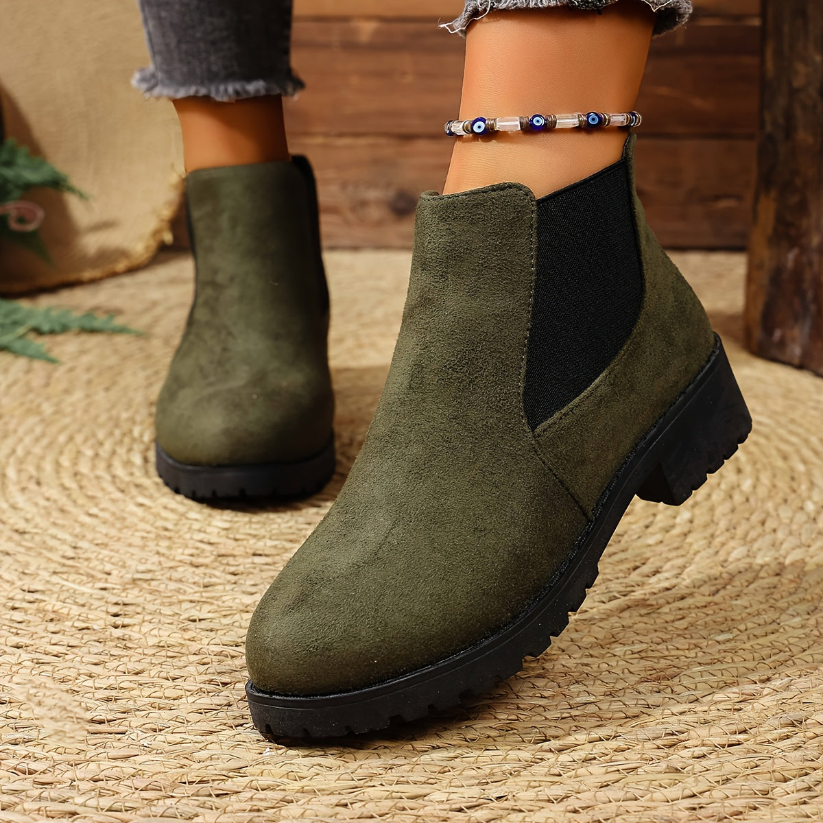 Ayollar uchun Chelseay chakka botlari, yopish uchun, o'rta shish, barcha mavsumlar, qora, jigarrang, ko'k