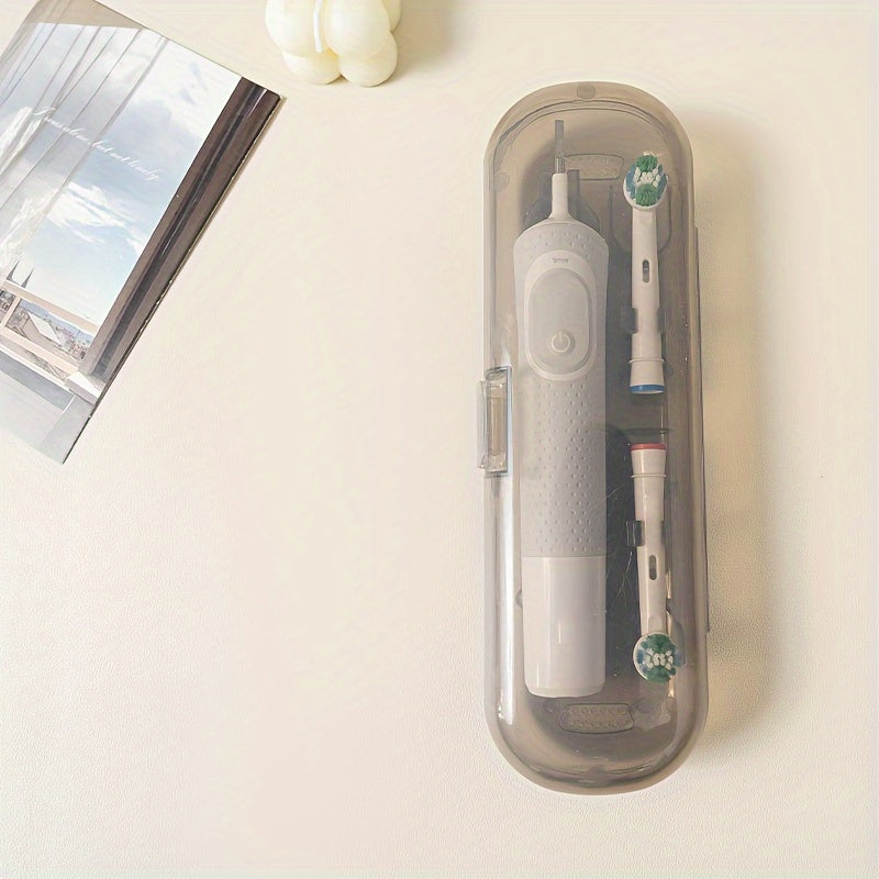 Universal qora elektr tish cho'tkasi sayohat qutisi saqlash va ko'chirish uchun