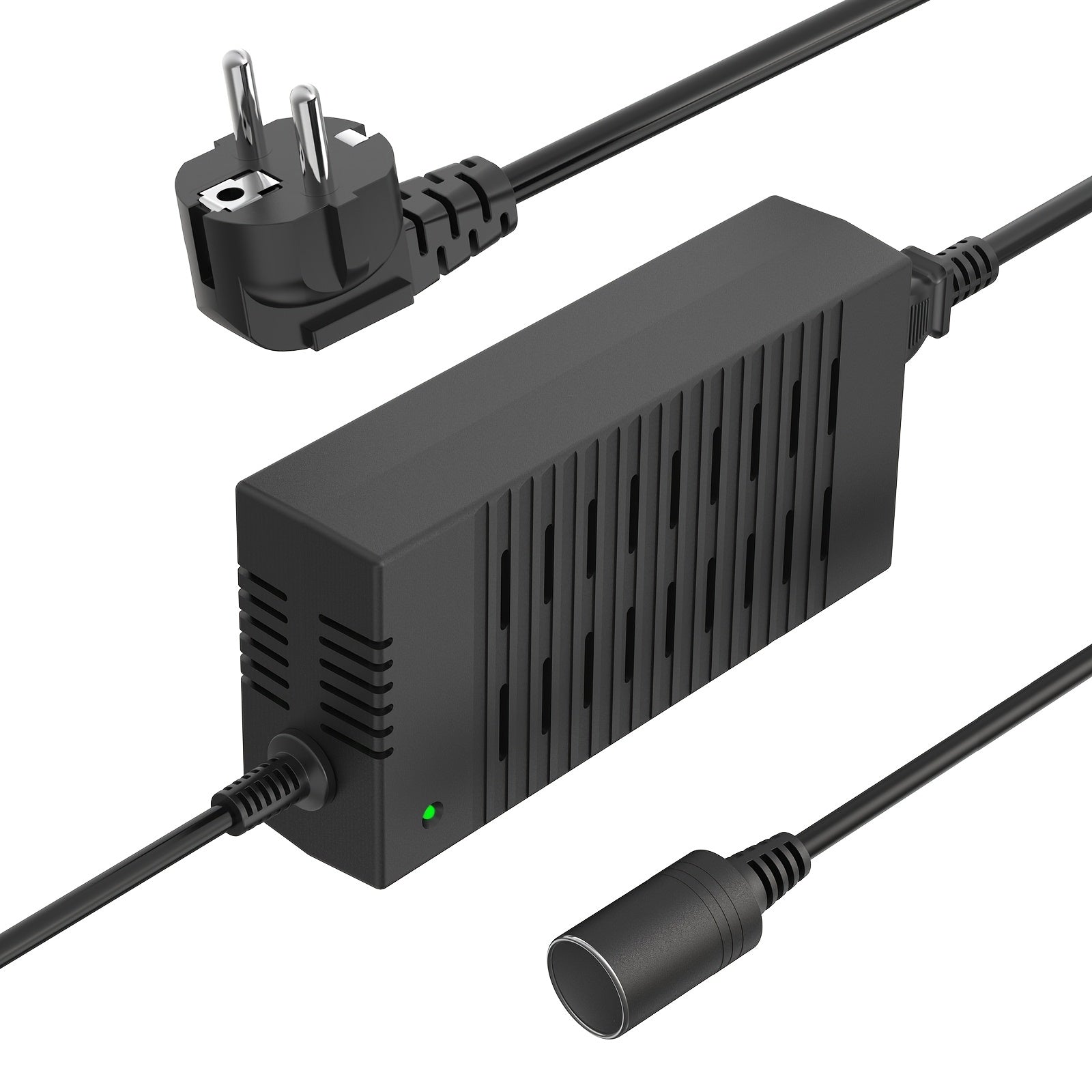 AC to DC Car Charger Adapter 12V Cigarette Lighter Socket Converter 100-240V