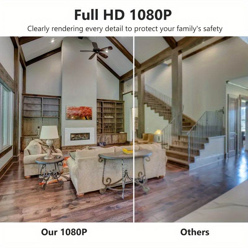 1080P HD WiFi Surveillance Camera with Two-Way Audio Motion Detection and Auto Tracking