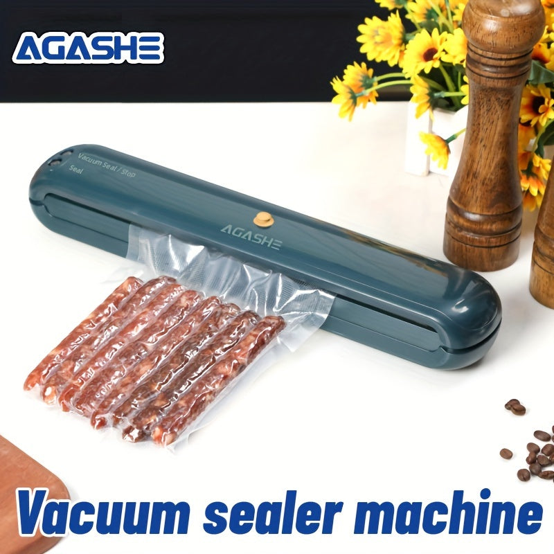 Máquina selladora al vacío para bolsas de 28cm de ancho, equipo automático de conservación de alimentos