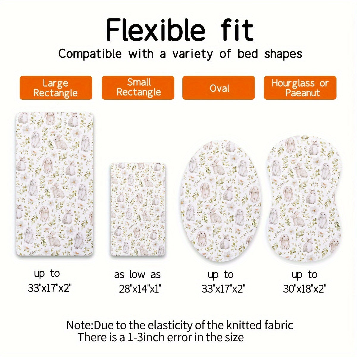 Мягкий чехол для пеленального матраса из полиэстеровой ткани, идеально подходящий в качестве подарка на Хэллоуин или Рождество.