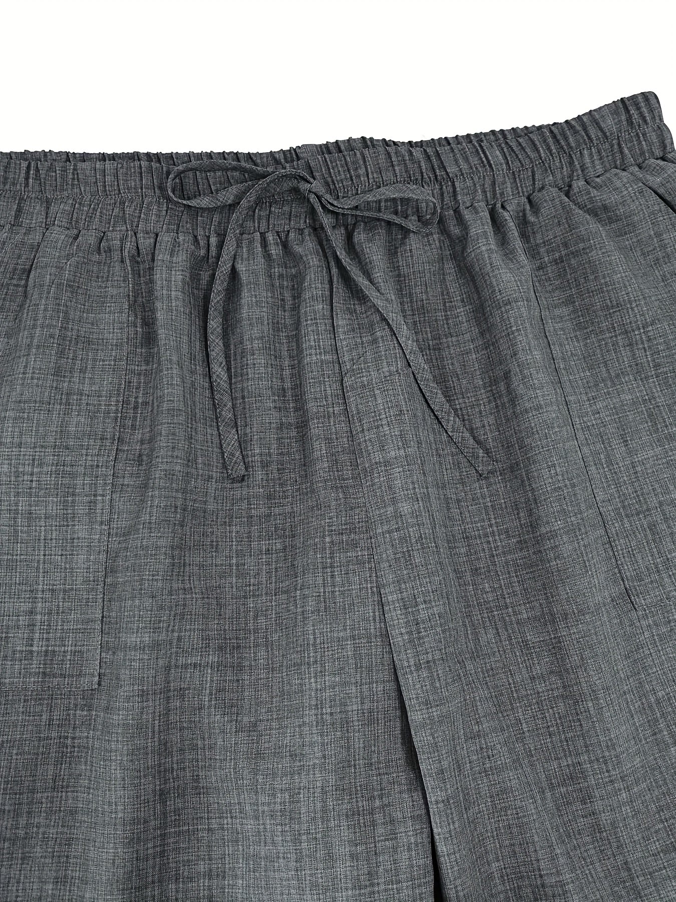 Women's Plus Size Overlapping Toe Elegant Style Bag with Decorative Rope