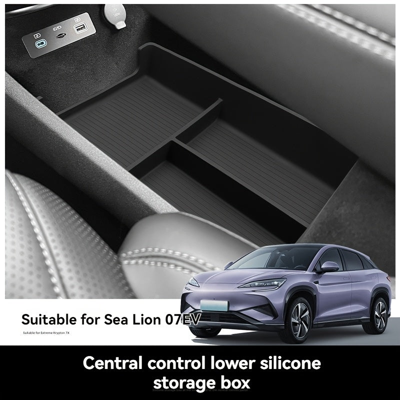 Universal Car Interior Center Console Storage Box for Sealion 7 EV