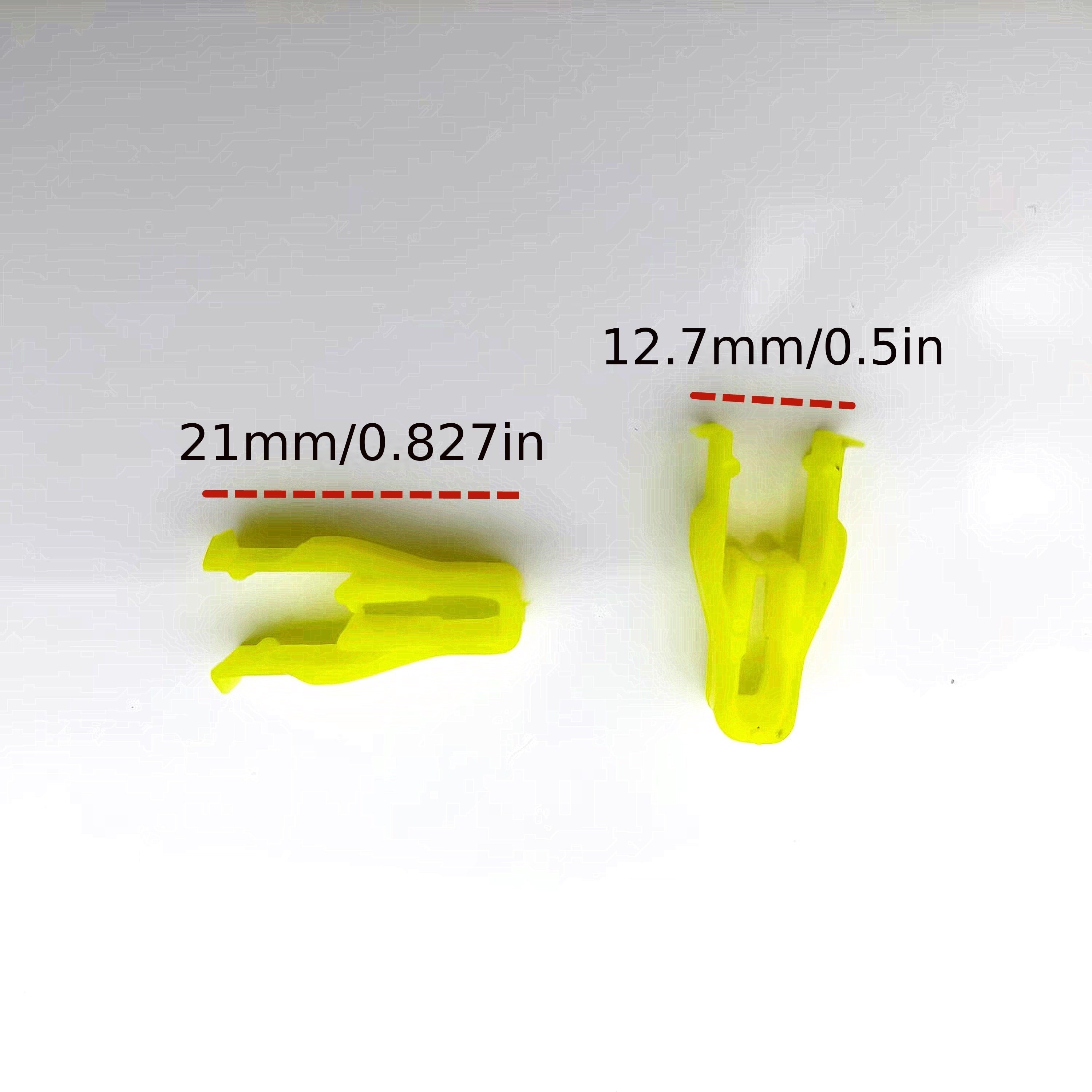 20Piezas de clips universales para paneles de tablero de coche sujetadores de fijación para interior de coche