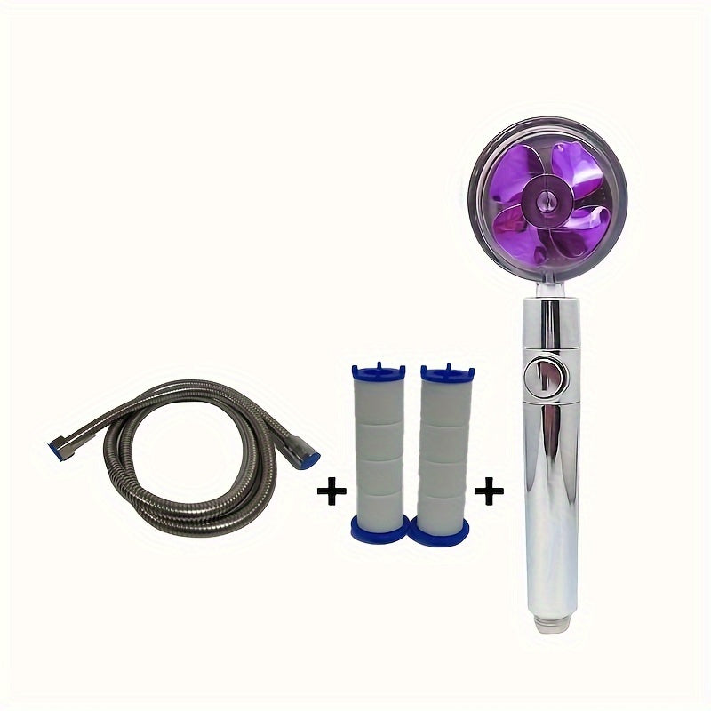 High Pressure Turbo Shower Head with Water Saving Filter for Bathroom and RV