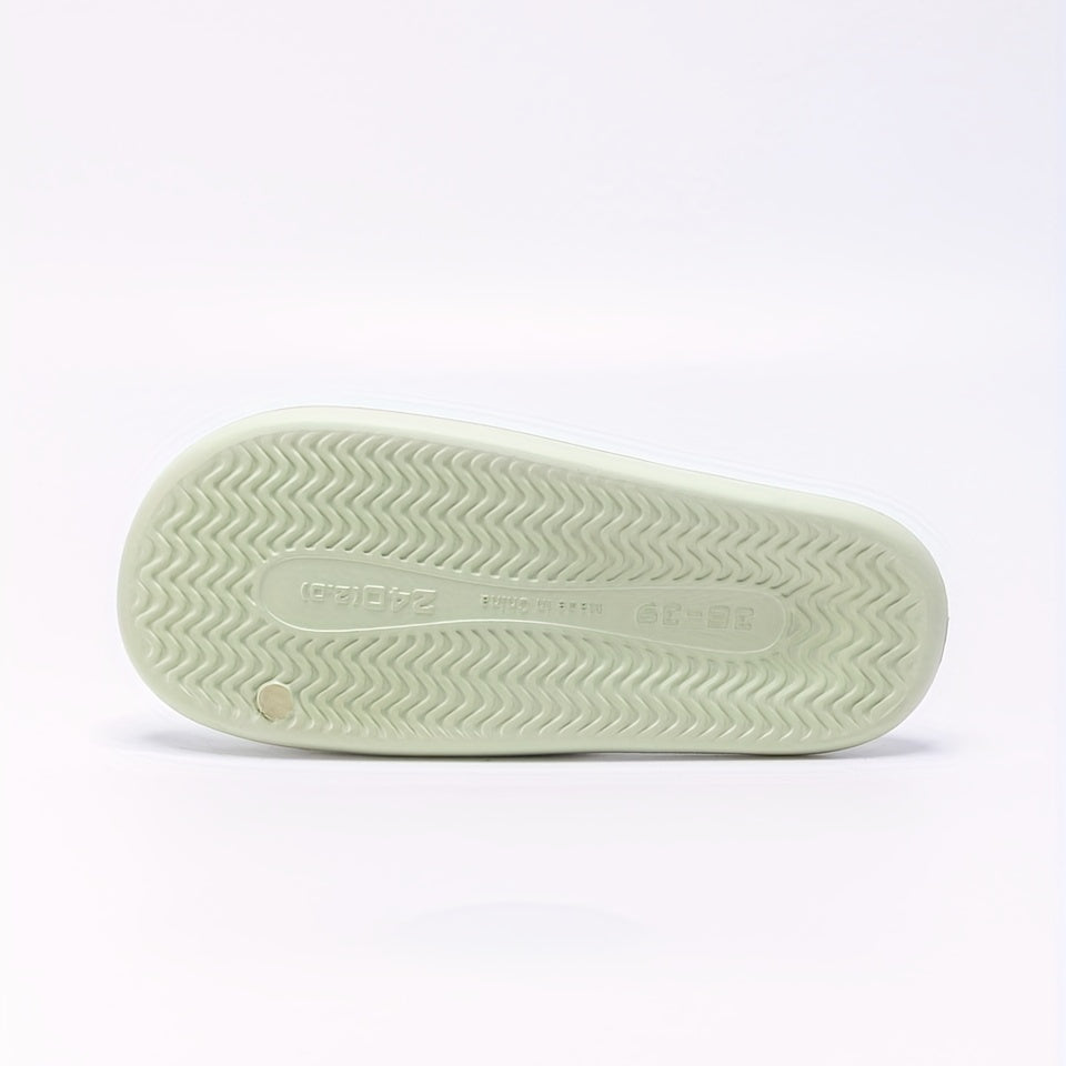 Uniseks EVA shippalari och oyoqli slip-on ichki tekis sandalki yozgi vannaxonasi poyabzali